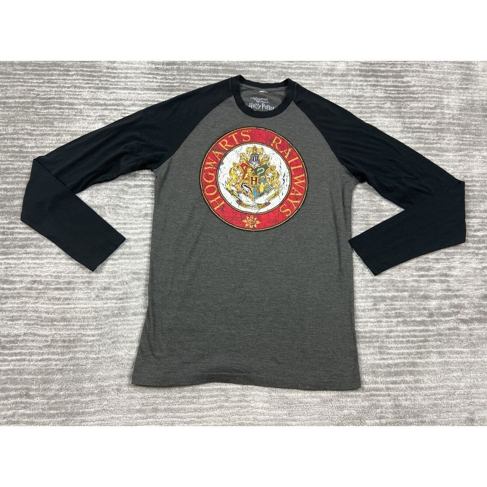 The Wizarding World of Harry Potter Universal Studios Shirt Mens Small Raglan